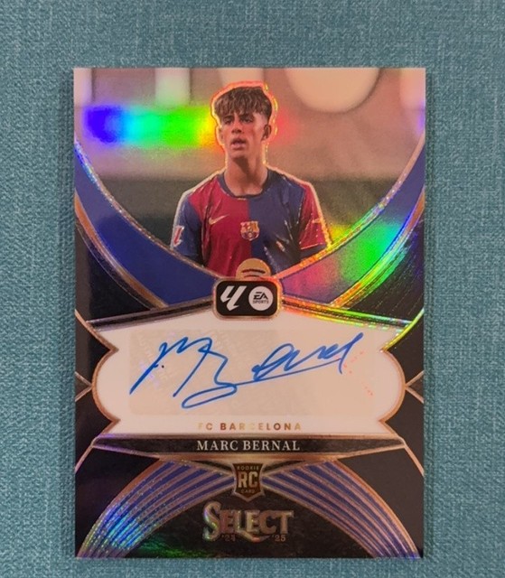 Marc Bernal 2024-25 Panini Select La Liga Signatures Auto Black 1/1 RC #SE-MB