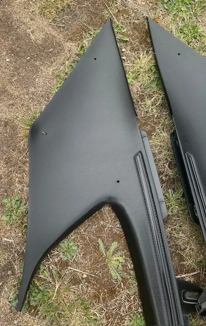 1973 TO 1976 PLYMOUTH DUSTER DODGE DART SPORT BLACK SAIL PANELS - Image 2 of 4