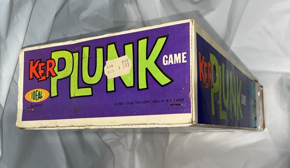 Juego de habilidad de mármol Kerplunk 1967 vintage de Ideal Family Game Night Nostaglic Foto 3 de 4