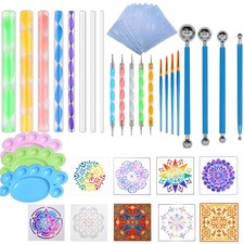Mandala Dotting Tools Painting Kit Rock Dot Paint Stencils Ball Stylus Craft
