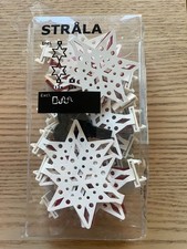 IKEA Strala Snowflake LIGHT COVERS 402.879.72 Set of 12 NO LIGHTS 