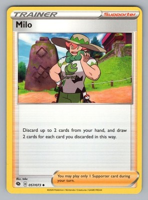 MILO 057/073 UC CHAMPION'S PATH POKEMON LP CPA 2020