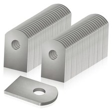 50 Pcs Weld on Tabs, Universal Shock Mount Flat Tab Bracket 50 Pcs 1"W,1-1/2"H