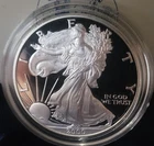 2000-P Proof $1 American Silver Eagle Box, OGP & COA