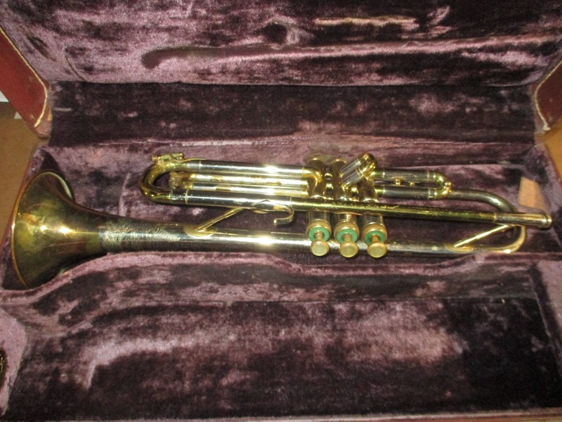 1960 FE OLDS SPECIAL TRI COLOR Bb TRUMPET #343xxx - Fullerton CA