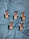 LEGO Star Wars Minifigures Lot of  5 Clone Shock Trooper Red SW1305