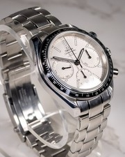 2022 OMEGA Speedmaster Racing 40mm White Ivory Dial Full Set 326.30.40.50.02.001 3