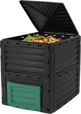 300L Garden Compost Bin Outdoor Container for Kitchen and Garden Waste
