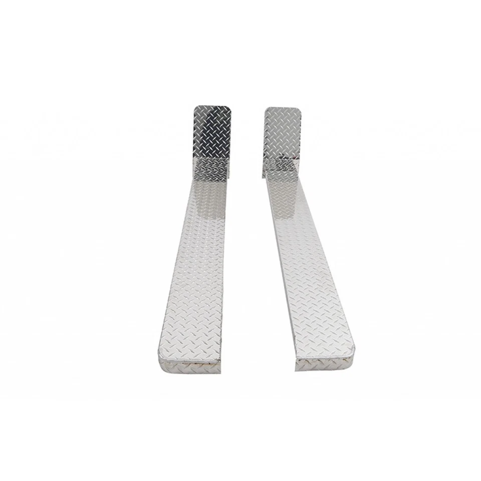 Dee-Zee Running Boards For Ford E-150/E-250 2006-2014 | Cut-A-Away 37In | Silver - Image 2 of 4