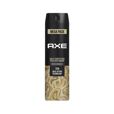 Axe Gold Temptation Long Lasting Deodorant Body Spray 215ml | eBay