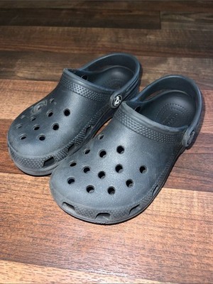 CROCS Kids Black Classic Clog Sandals