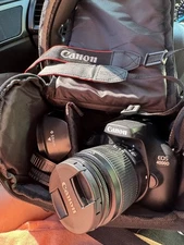 Canon EOS 4000D Rebel T100 DSLR Camera w/ EF-S 18-55mm III Lens, Battery VRY CLN