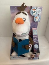 Disney Frozen Story Time Olaf, 12 Inch Talking Singing Interactive, New
