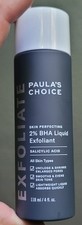 Paula  s Choice 2 BHA Liquid Exfoliant 4oz NEW Unused Salicylic Acid