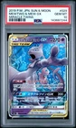 2019 POKEMON JPN SUN & MOON MIRACLE TWINS #029 MEWTWO & MEW GX PSA 10