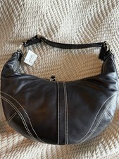 Vintage COACH Handbag Soho Hobo Black Authentic NWT C063-10031 Shoulder Bag