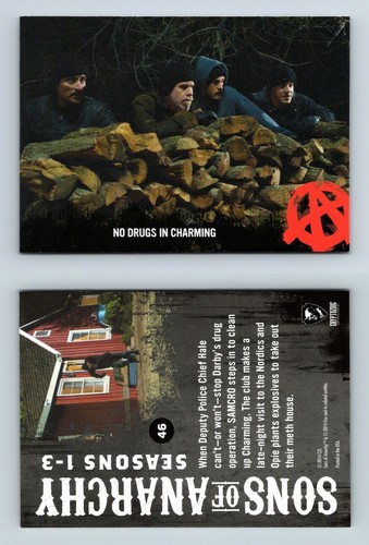 No Drugs In Charming #46 Sons Anarchy Seasons 1-3 Cryptozoic 2014 Card