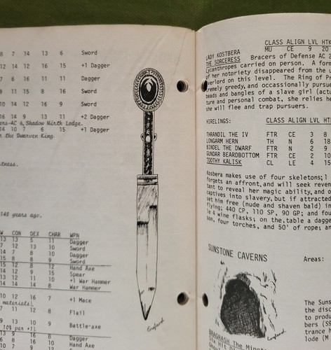 Guida alla Città Stato Bledsaw Owen Giudici Gilda D&D Revisionata 1980 Povera - Foto 14 di 20