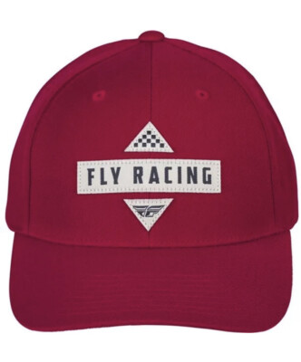 Fly Racing Race Snapback Hat Red Snapback Trucker