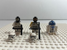 LEGO Starwars: Sandtrooper + R2-D2 minifigs only from Droid Escape 6209