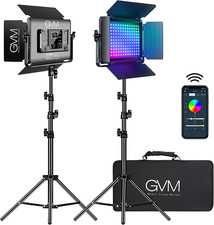 GVM RGB LED Video Light with Lighting Kits, 680RS 50W Led Panel Light with Bluet