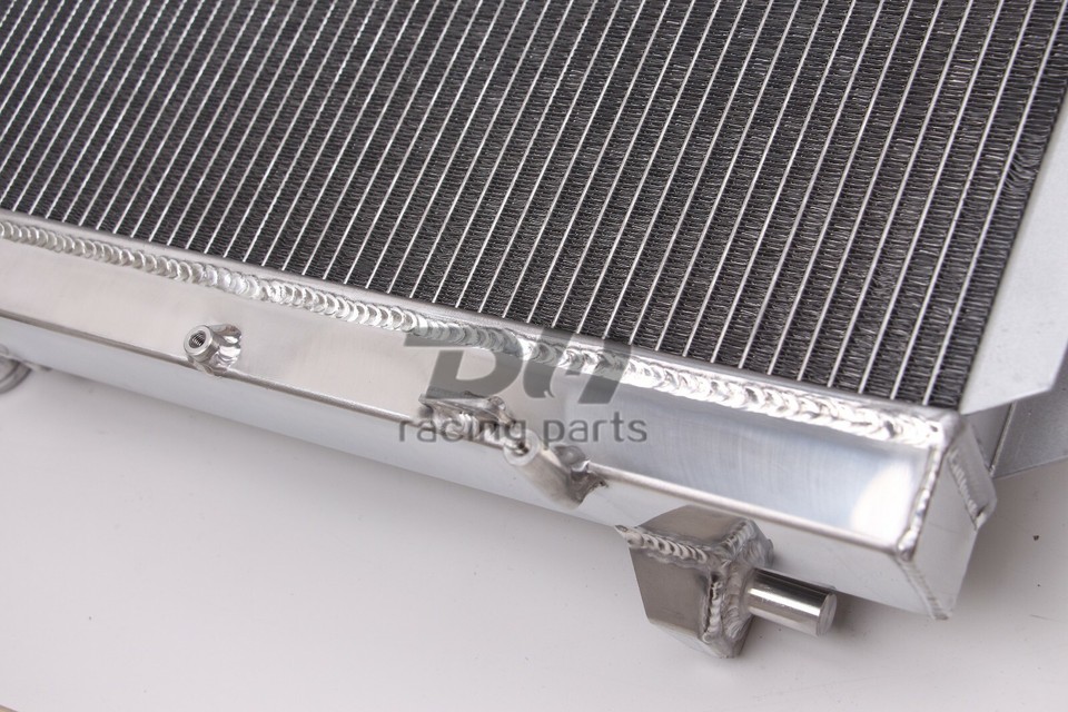 CU2789 Full Aluminum 3-Row Race Radiator W/shroud Fan For FORD MUSTANG ...