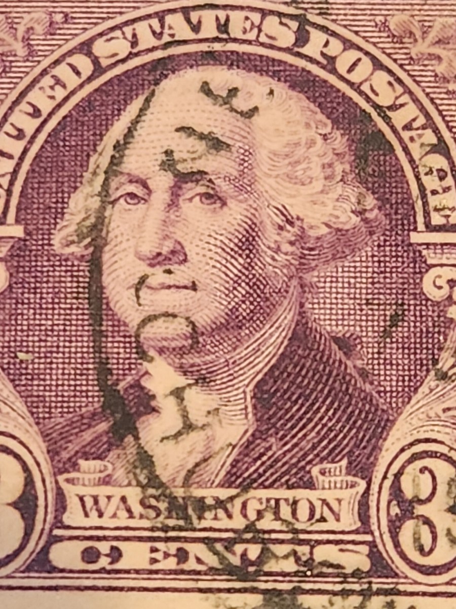 Rare -- George Washington stamp 1932 U.S. United States postage 3