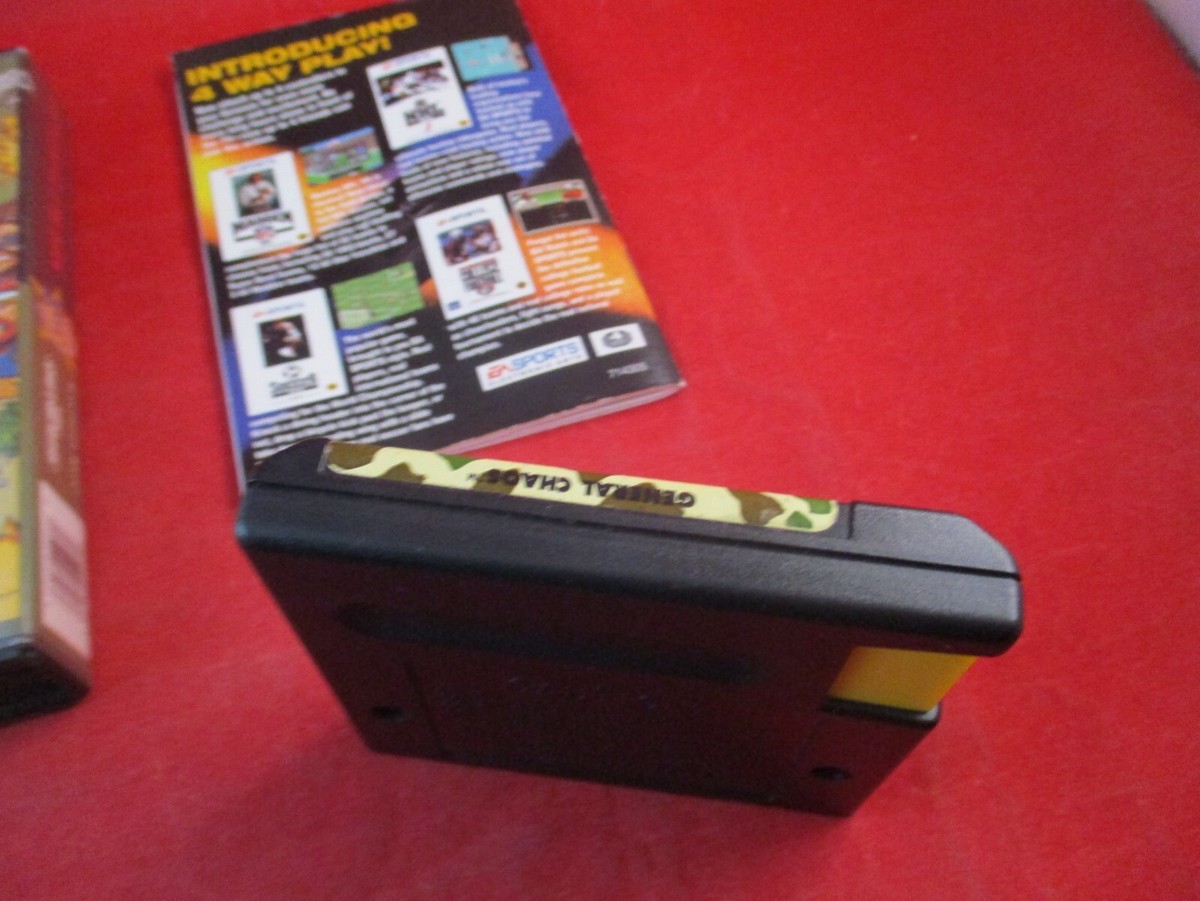 General Chaos【完品・中古美品・genesis北米版】 General Chaos (Sega Genesis) COMPLETE w/ Box manual game
