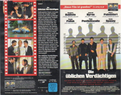 Die üblichen Verdächtigen- Kevin Spacey, Stephen Baldwin (VHS Cassette