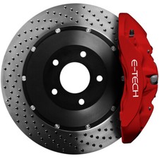 MATT ROT E-Tech Bremssattel Lackset auch f&uuml;r Trommelbremsen & Auto Motorraum
