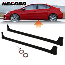 HECASA For Toyota Corolla 2014-2019 2016 2017 2018 JDM Style Matte Side Skirts