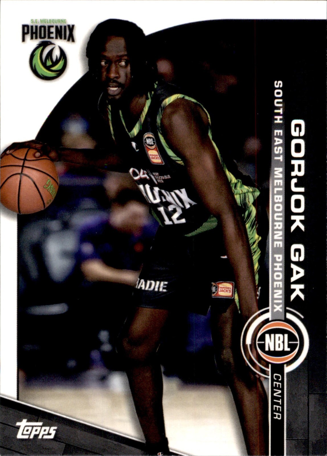2023 2024 SE Melbourne Phoenix NBL Basketball Topps Card - Gorjok Gak