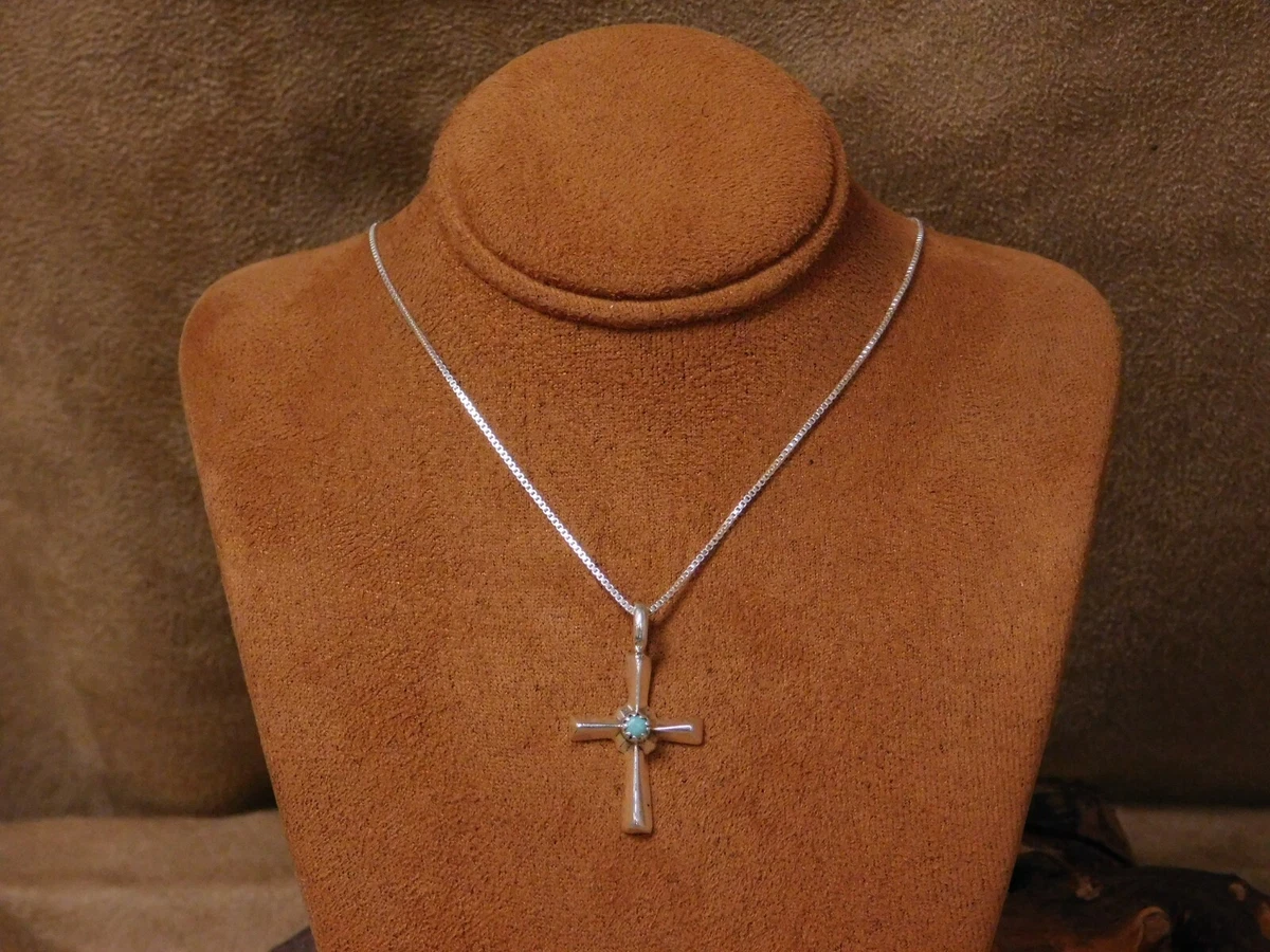 Turquoise hotsell cross necklace