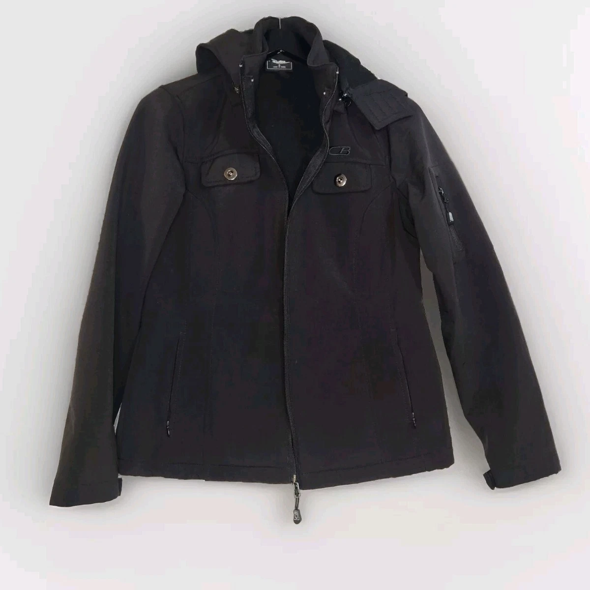 CB Sports Coats, Jackets & Vests Black Polyester Outer Shell for