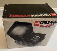 Vintage GAF Pana-Vue Automatic Lighted 2x2 Slide Viewer