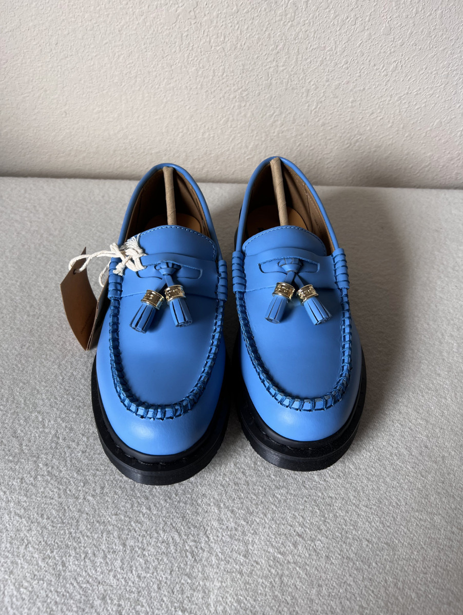 Supreme x Dr. Martens Penton Tassel Loafers - Size 6 - Blue - NEW 