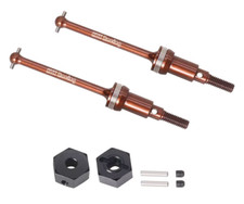 For Arrma 1/14 Mojave HARD STEEL REAR CVD DRIVE SHAFT 2PCS -REAR-