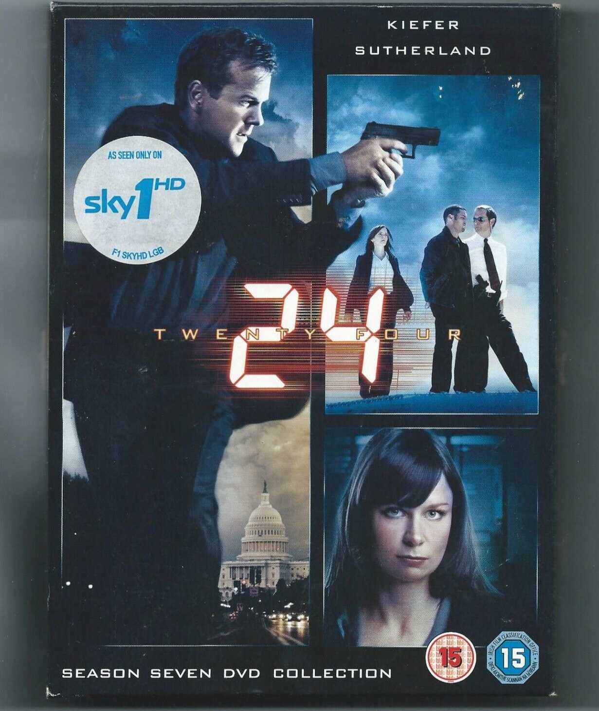 24 Season Seven DVD 2009 TV Boxset 6 Disc Rated 15 Crime Drama 1007 Minutes Used