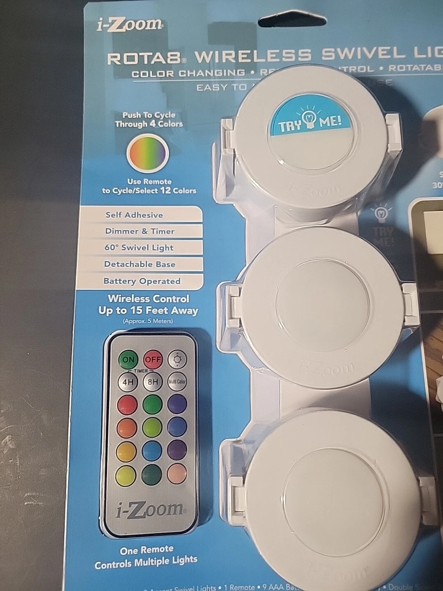 i Zoom Rota8 Wireless Swivel Light Color Changing Remote Control