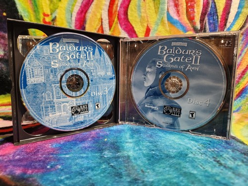 PC CD-ROM Baldur's Gate II - Shadows of Amn - D&D Themed RPG Game | Unused CDs! - Picture 6 of 7