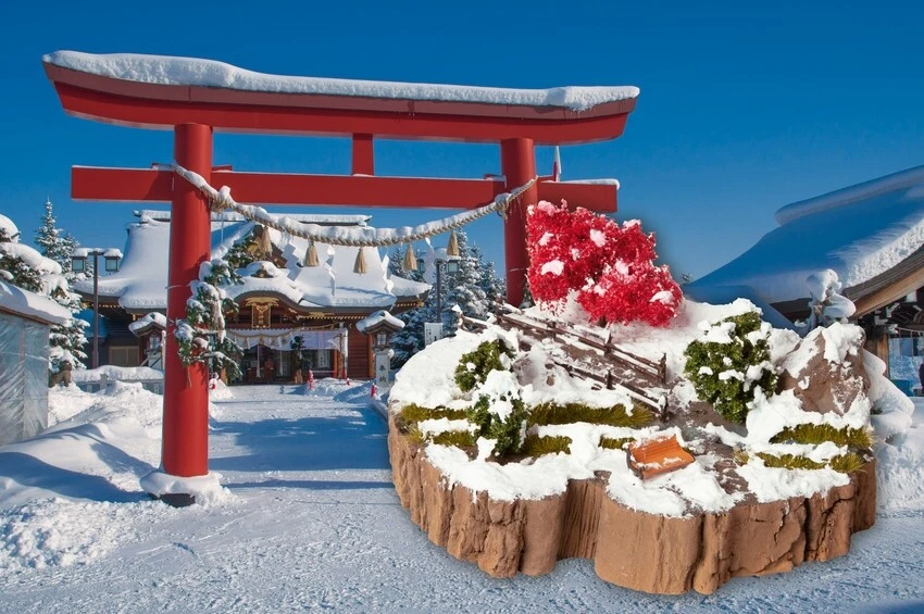 Noch 10003 Diorama Kit "Winter dream" 18x16cm, 8cm high modellismo - Immagine 2 di 2