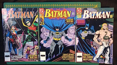 Batman 467, 468, 469, complete 1991 “Shadow Box” Featuring Robin (Tim ...