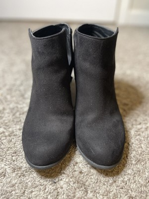 old navy black booties