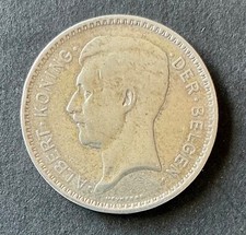 Belgique - Albert Ier - Jolie. 20 francs 1933 VL (1) en argent position A
