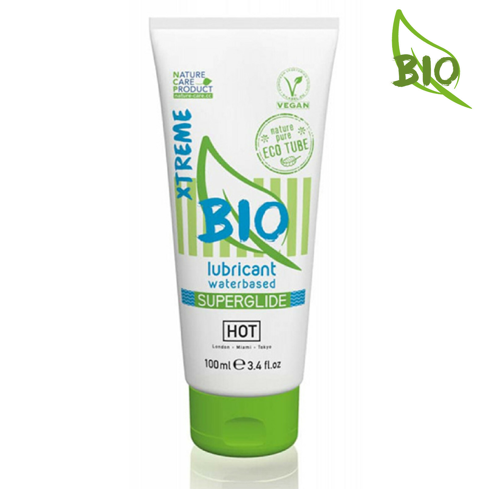 Organic Bio Vegan - Xtreme Superglide Waterbased Lubricant Lubrificante Vegano