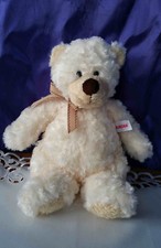 Aurora Ivory Cream 11" tall Super Soft  Cuddly Stuffed Bear