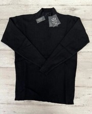 Maglione Pullover Lord & Taylor 100% Puro Cashmere Donna Taglia S Nero kashmir