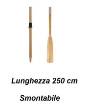 REMO IN FAGGIO EVAPORATO SMONTABILE da 2,5 MT - NAUTICA BARCA A VELA OPEN PESCA
