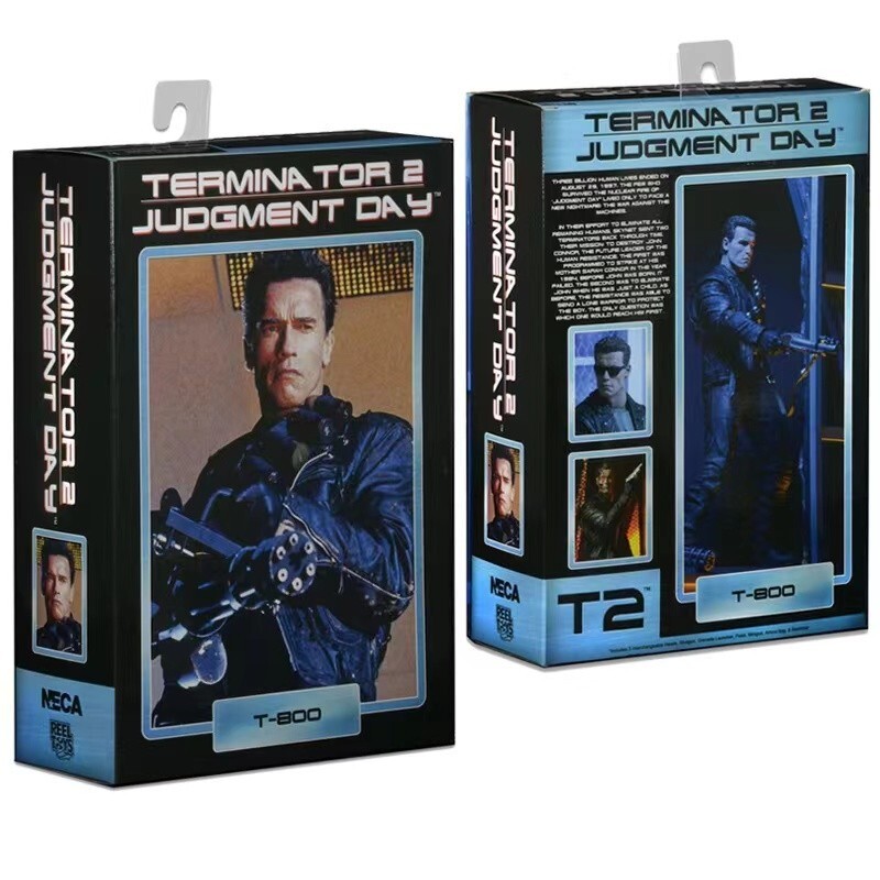 NECA TERMINATOR 2 JUDGMENT DAY T-800 ACTION FIGURE TOY NEW IN BOX
