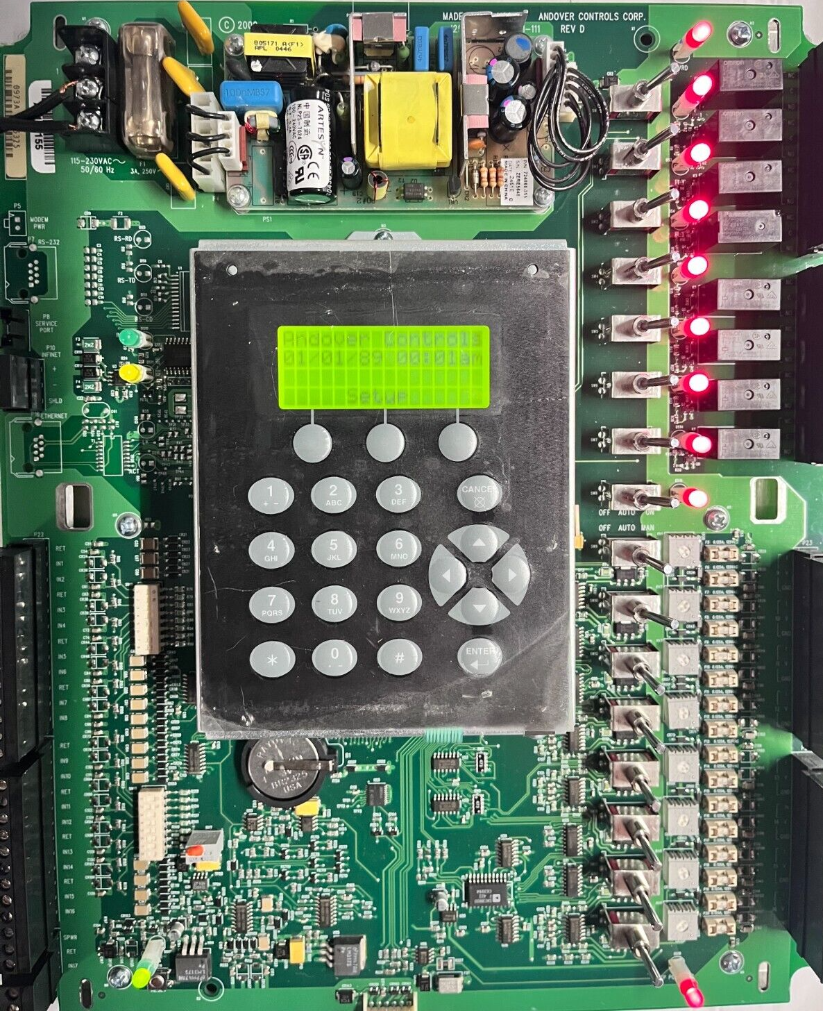 SCHNEIDER Andover Continuum b3920 System Controller, BACnet, 16 Input ...